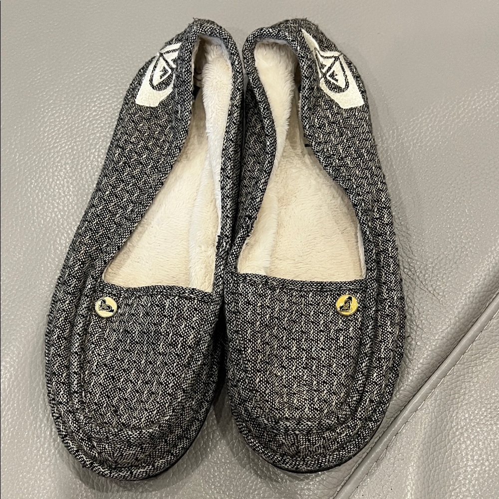 Gray Tweed Roxy Women's Loafers